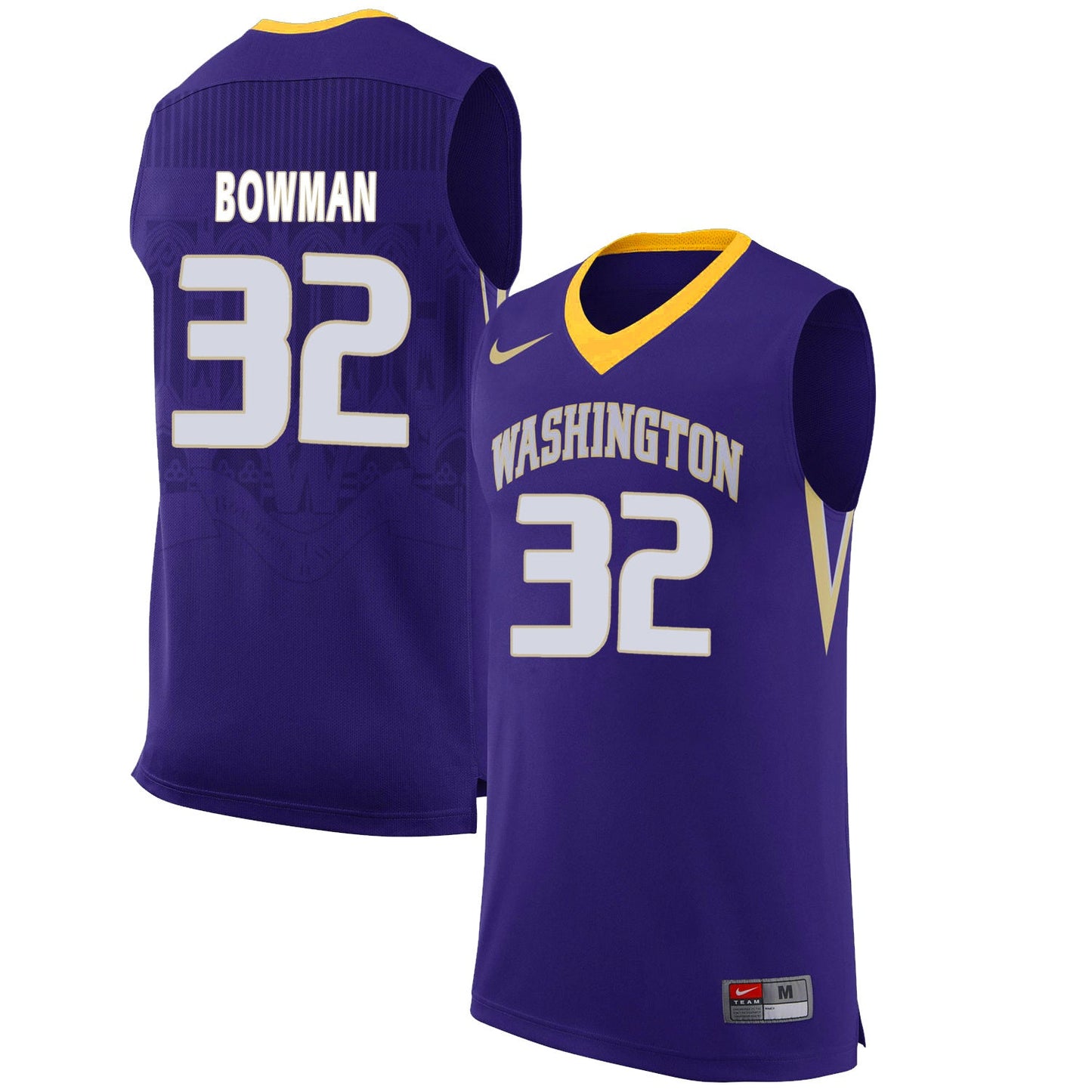 Greg Bowman 32 Purple 1 College Football Jersey football jersey product view 1