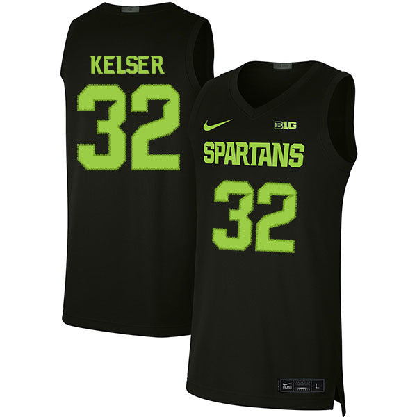 Greg Kelser 32 Balck College Football Jersey football jersey product view 1