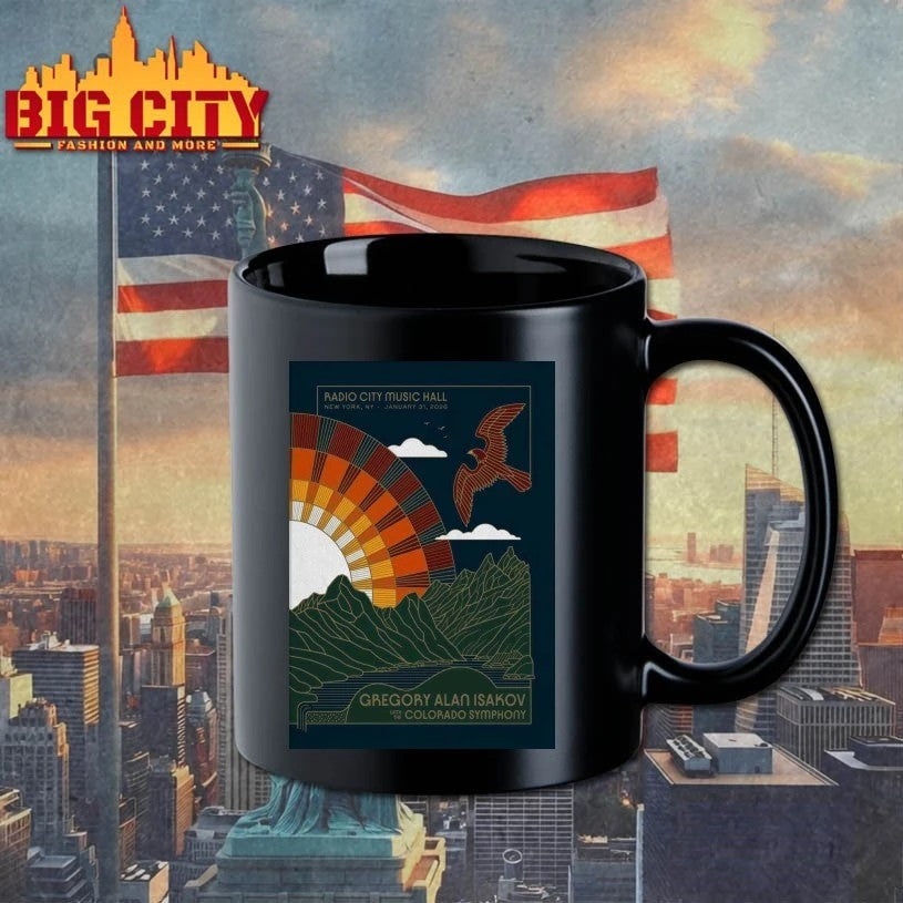 Gregory Alan Isakov Jan 31 2026 Radio City Music Hall - Adult & Kids T-Shirts, Sweatshirts & Hoodies apparel design preview 3