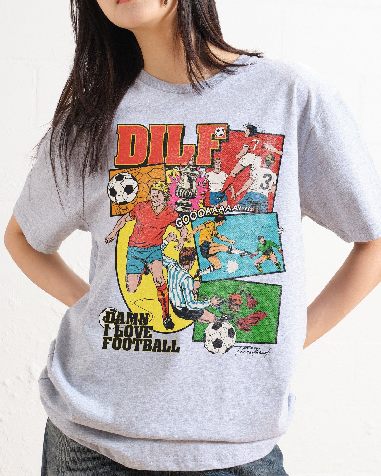 DILF Football T-Shirt Unisex T-shirt, Sweatshirt, Hoodie, Long Sleeve Tee - T-Shirt, Sweatshirt, Hoodie
