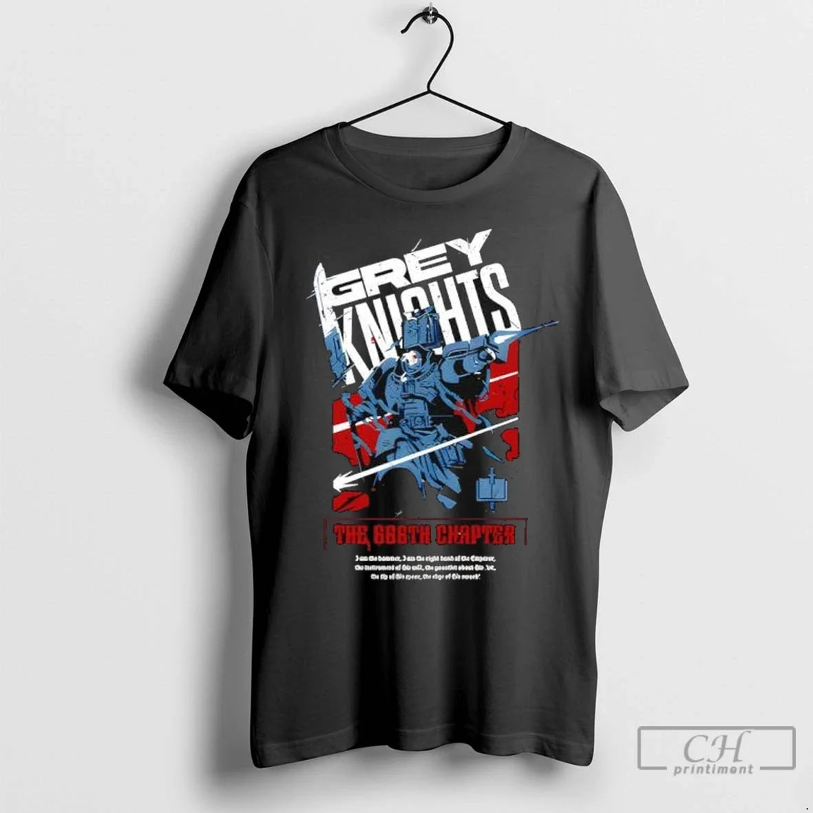 Grey Knights The 666th Chapter T Shirts Unisex T-shirt, Sweatshirt, Hoodie, Long Sleeve Tee - T-Shirt, Sweatshirt, Hoodie