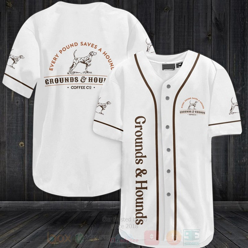 FASHION Grounds & Hounds Baseball Jerseys Botton Shirt baseball jersey product view 1