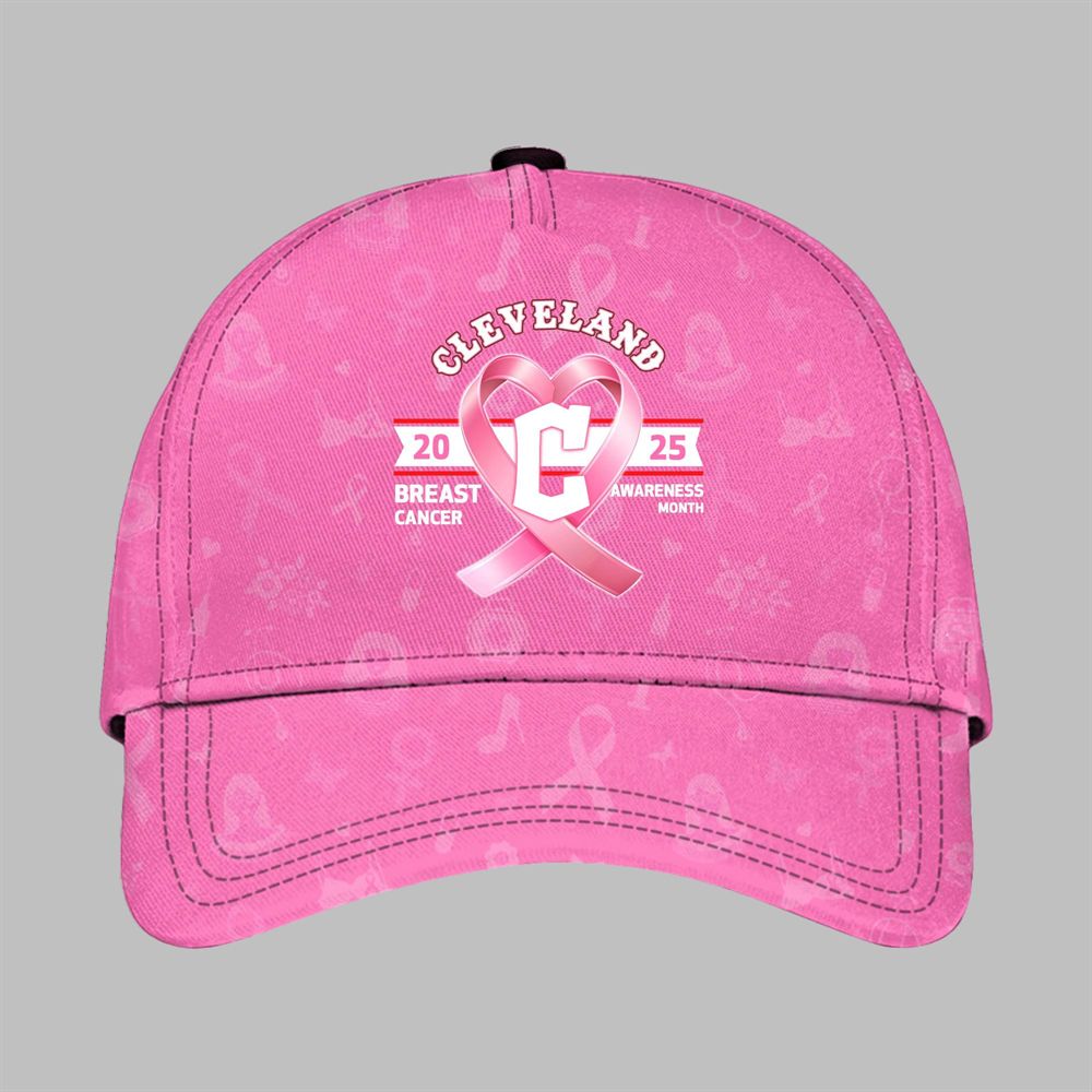 Guardians 2025 Breast Cancer Awareness Month Jersey baseball jersey product view 2