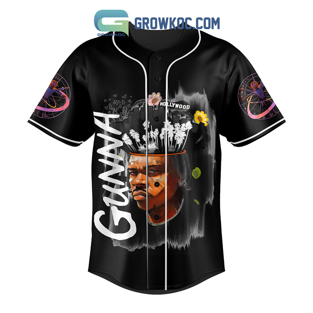 Gunna Designer To The Ground I Can Barely Spell The Name Baseball Jersey baseball jersey product view 2