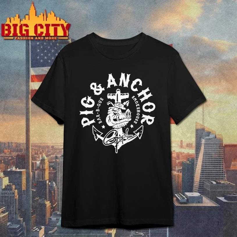 Guy Fieri Pig And Anchor Logo shirt Unisex T-shirt, Sweatshirt, Hoodie, Long Sleeve Tee - T-Shirt, Sweatshirt, Hoodie