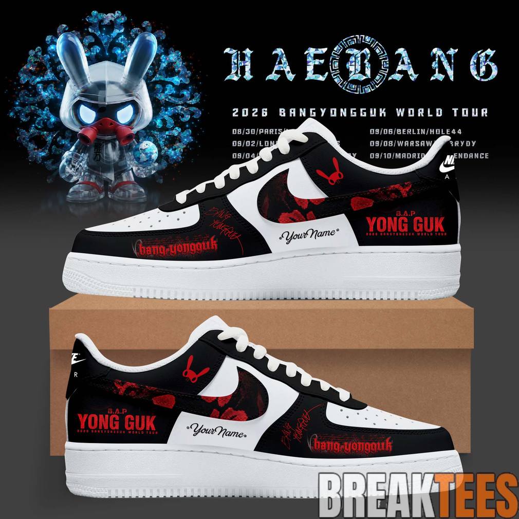 Haebang Bangyongguk World Tour 2026 Ice Shadow AF1 Shoes Unisex T-shirt, Sweatshirt, Hoodie, Long Sleeve Tee - T-Shirt, Sweatshirt, Hoodie