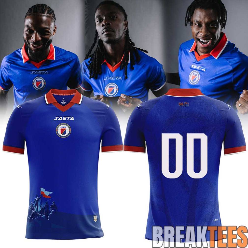 Haitienne De Football 1974 Historia do Haiti for World Cup 2026 Special Jersey football jersey product view 1