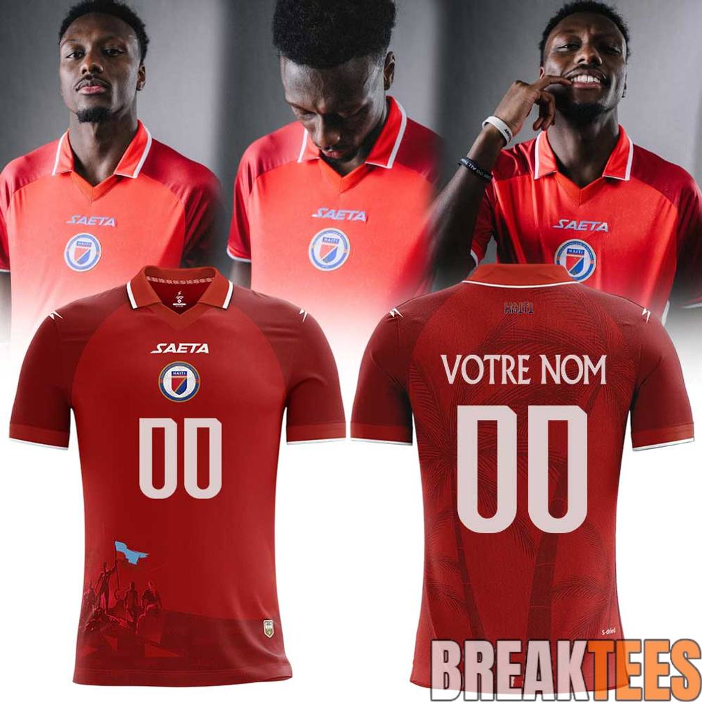 Haitienne De Football 1974 Historia do Haiti for World Cup 2026 Special Jersey football jersey product view 2