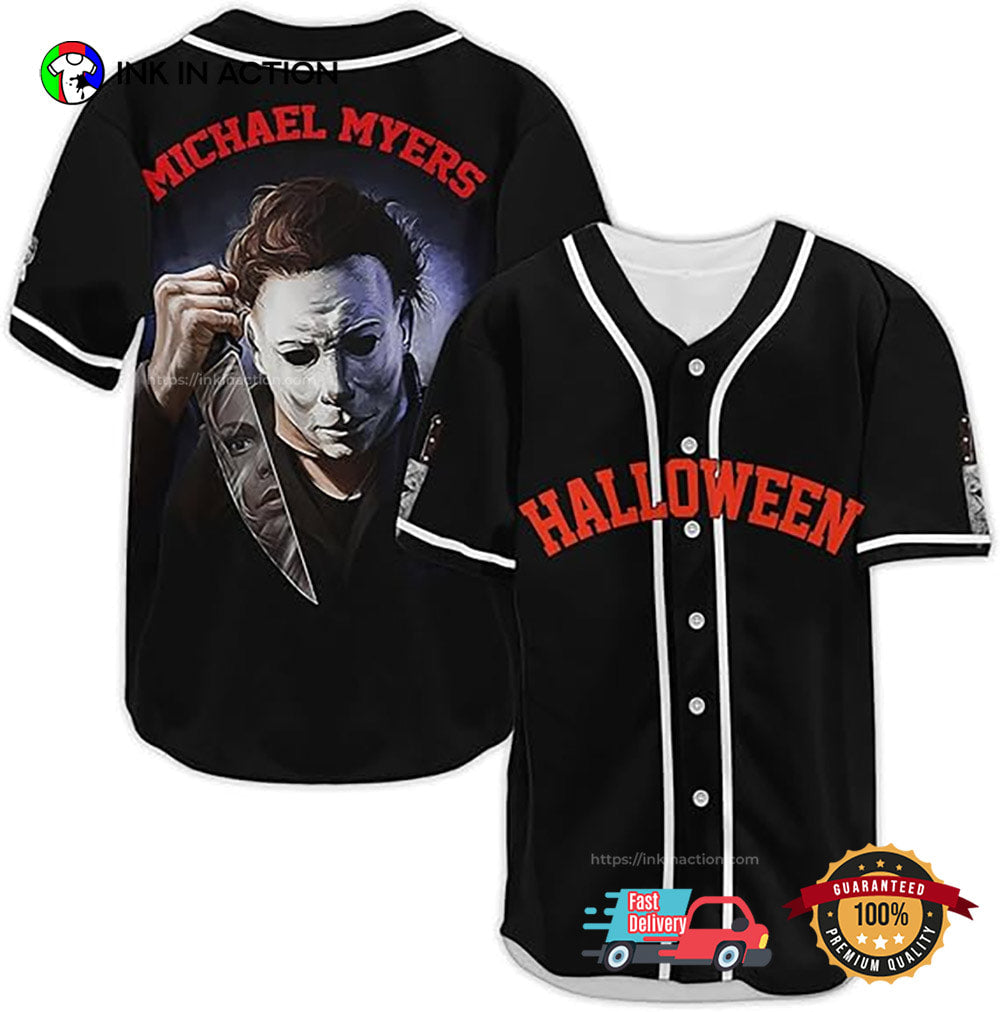 Halloween Gifts For Horror Lover Baseball Jersey baseball jersey product view 2
