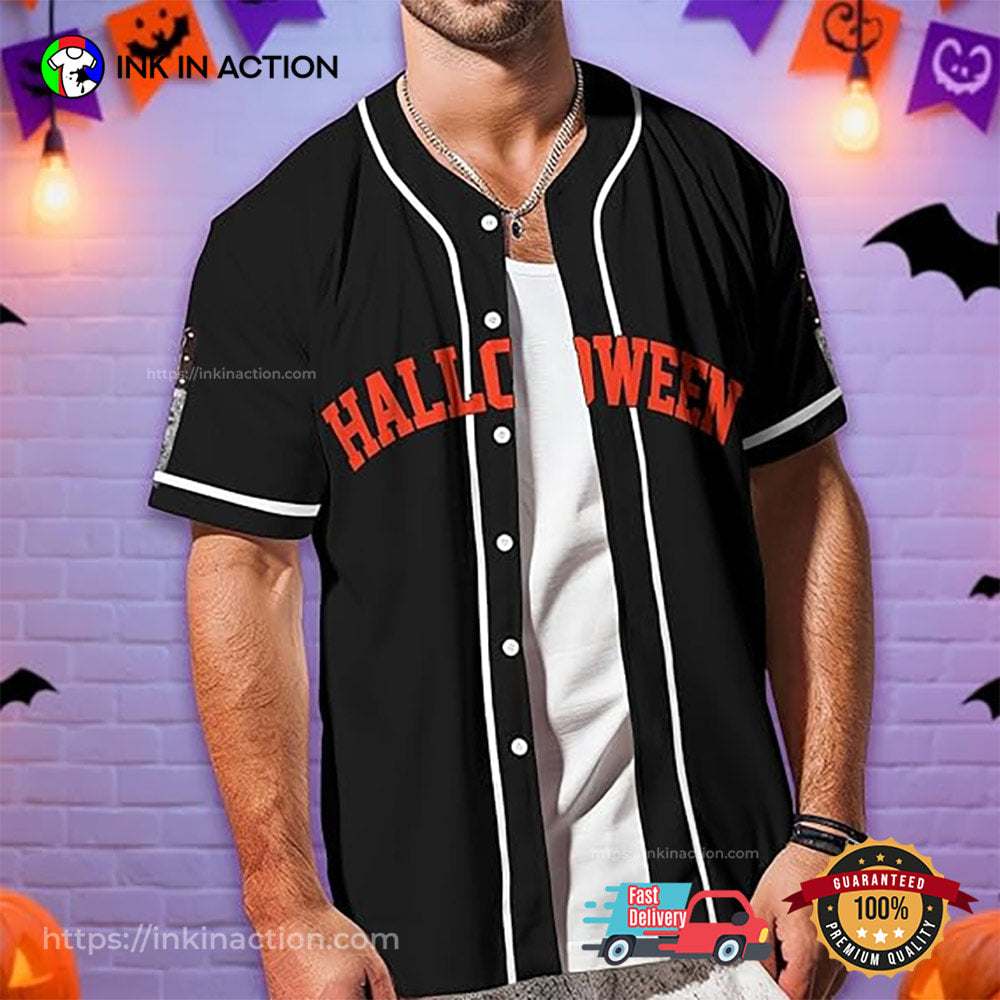 Halloween Gifts For Horror Lover Baseball Jersey baseball jersey product view 3