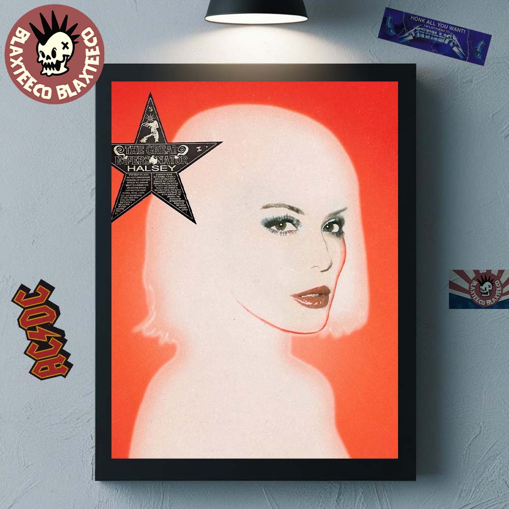 Halsey The Great Impersonator Deluxe Edition Album Cover Art Poster Canvas Unisex T-shirt, Sweatshirt, Hoodie, Long Sleeve Tee - T-Shirt, Sweatshirt, Hoodie