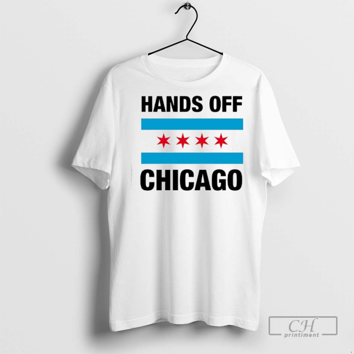 Hands Off Chicago Logo T Shirts Unisex T-shirt, Sweatshirt, Hoodie, Long Sleeve Tee - T-Shirt, Sweatshirt, Hoodie