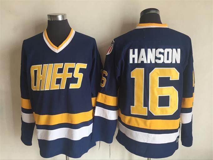 Hanson Charlestown CHIEFS Style 13 College Football Jersey football jersey product view 1
