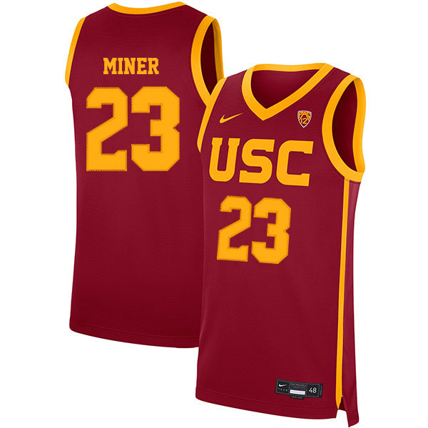Harold Miner 23 Red College Football Jersey football jersey product view 1