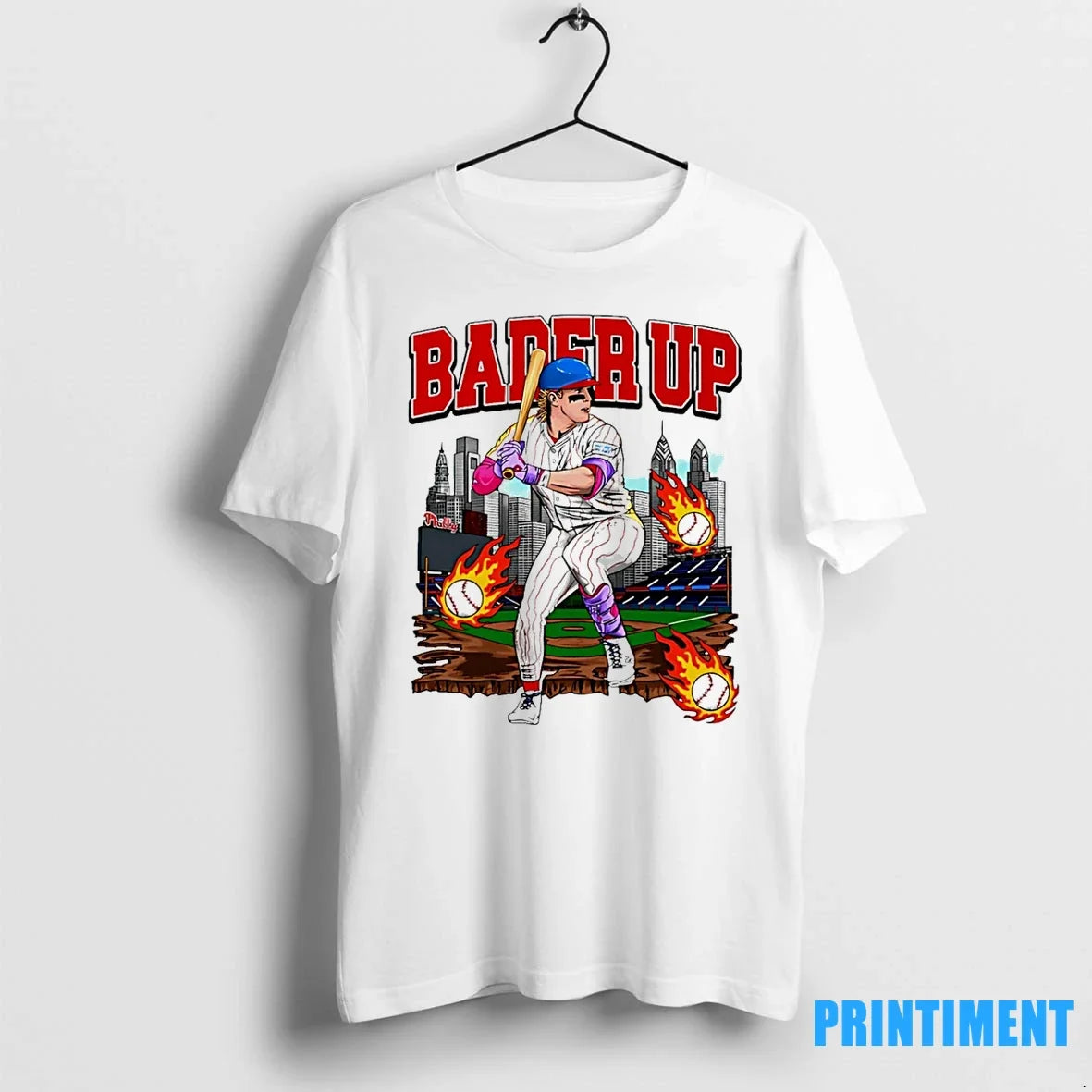 Harrison Bader Bader Up Philadelphia Phillies Graphic Tshirts Sweater Unisex T-shirt, Sweatshirt, Hoodie, Long Sleeve Tee - T-Shirt, Sweatshirt, Hoodie