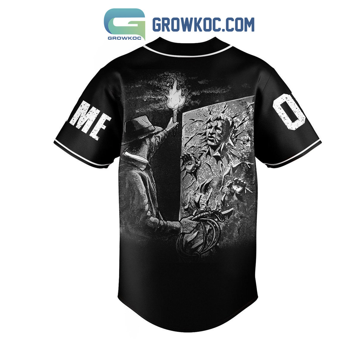 Harrison Ford Indiana Jones Han Solo The Legend Personalized Baseball Jersey baseball jersey product view 3