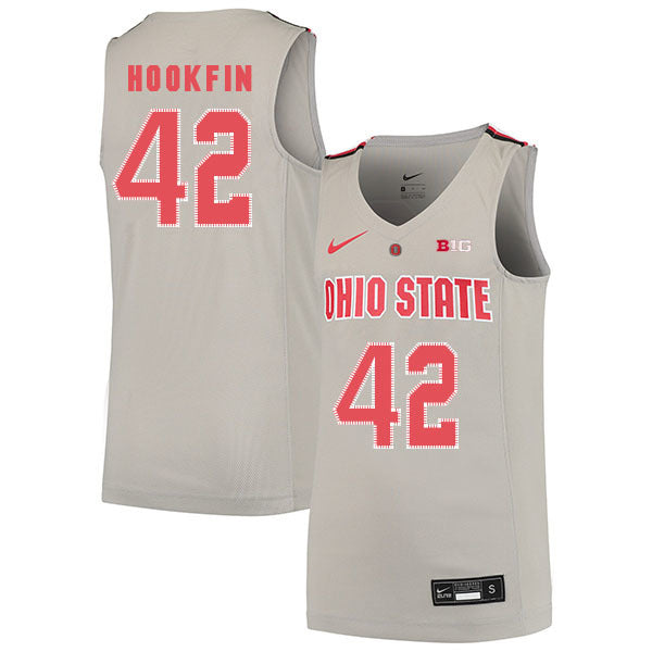 Harrison Hookfin 42 Gray College Football Jersey football jersey product view 1