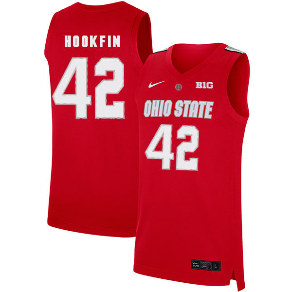 Harrison Hookfin 42 Scarlet College Football Jersey football jersey product view 1
