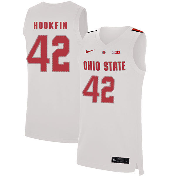 Harrison Hookfin 42 White College Football Jersey football jersey product view 1
