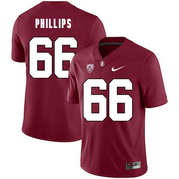 Harrison Phillips 66 Red College Football Jersey football jersey product view 1