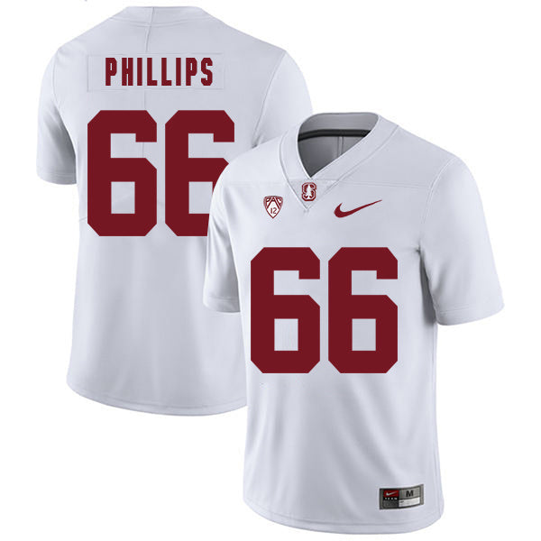 Harrison Phillips 66 White College Football Jersey football jersey product view 1
