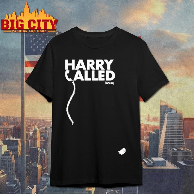 Harry Called Graphic Ghost Phone Receiver Shirt Unisex T-shirt, Sweatshirt, Hoodie, Long Sleeve Tee - T-Shirt, Sweatshirt, Hoodie