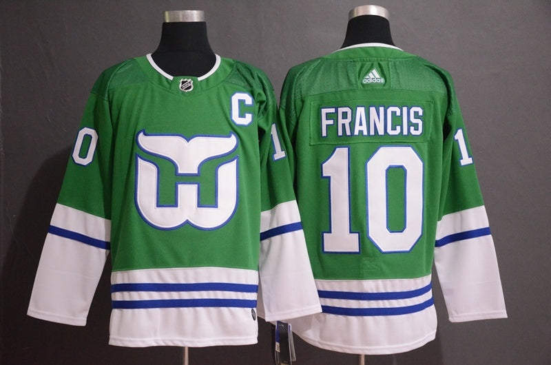 Hartford Whalers #10 Ron Francis Style 2 Hockey Jersey hockey jersey product view 1