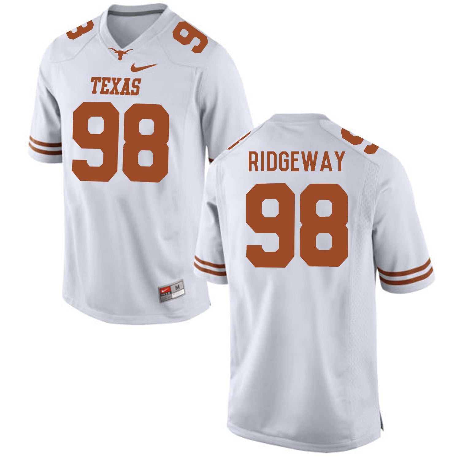 Hassan Ridgeway 98 White College Football Jersey football jersey product view 1