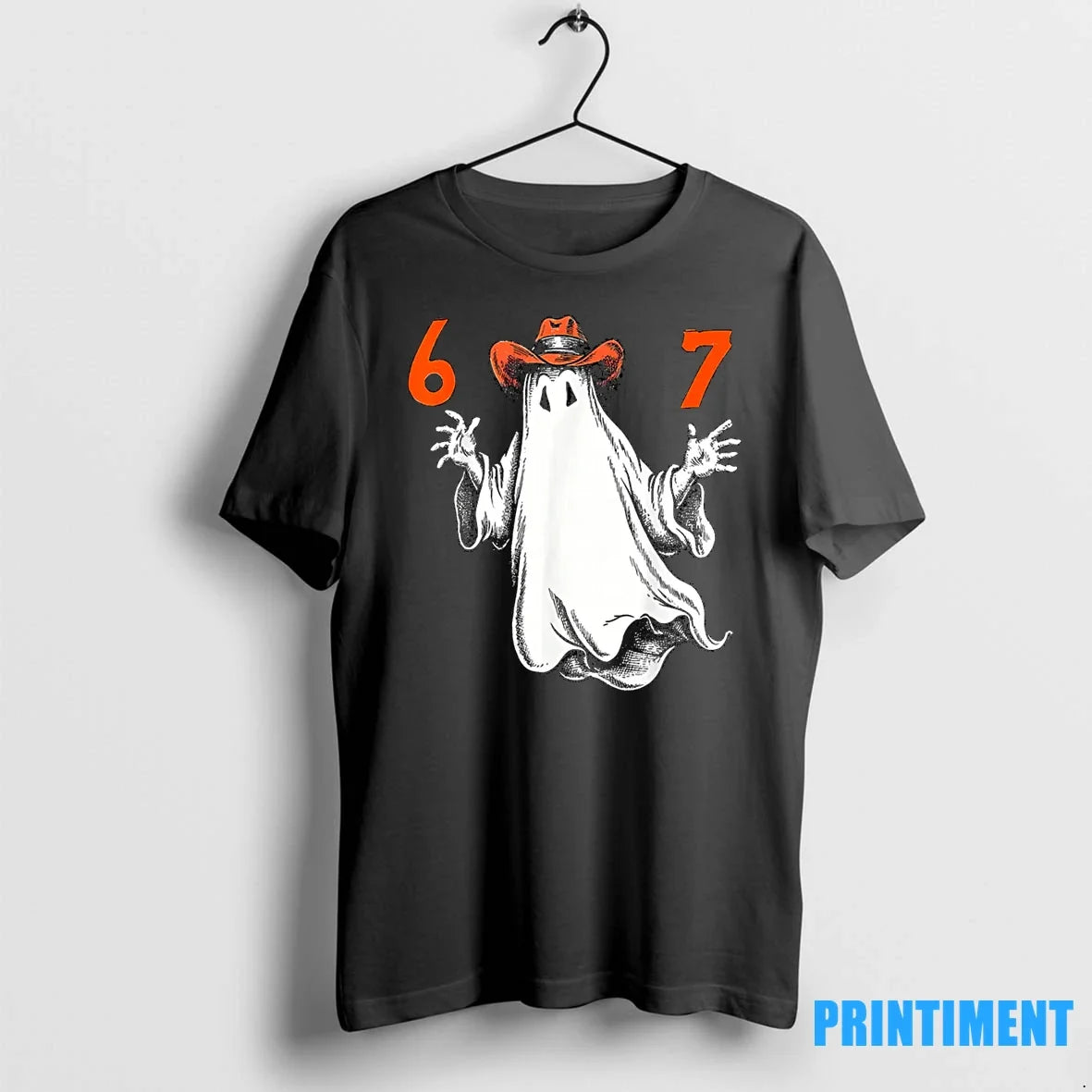 Haunted By 6 7 Funny Ghost Thanksgiving Fall Autumn Tshirts Sweater Unisex T-shirt, Sweatshirt, Hoodie, Long Sleeve Tee - T-Shirt, Sweatshirt, Hoodie
