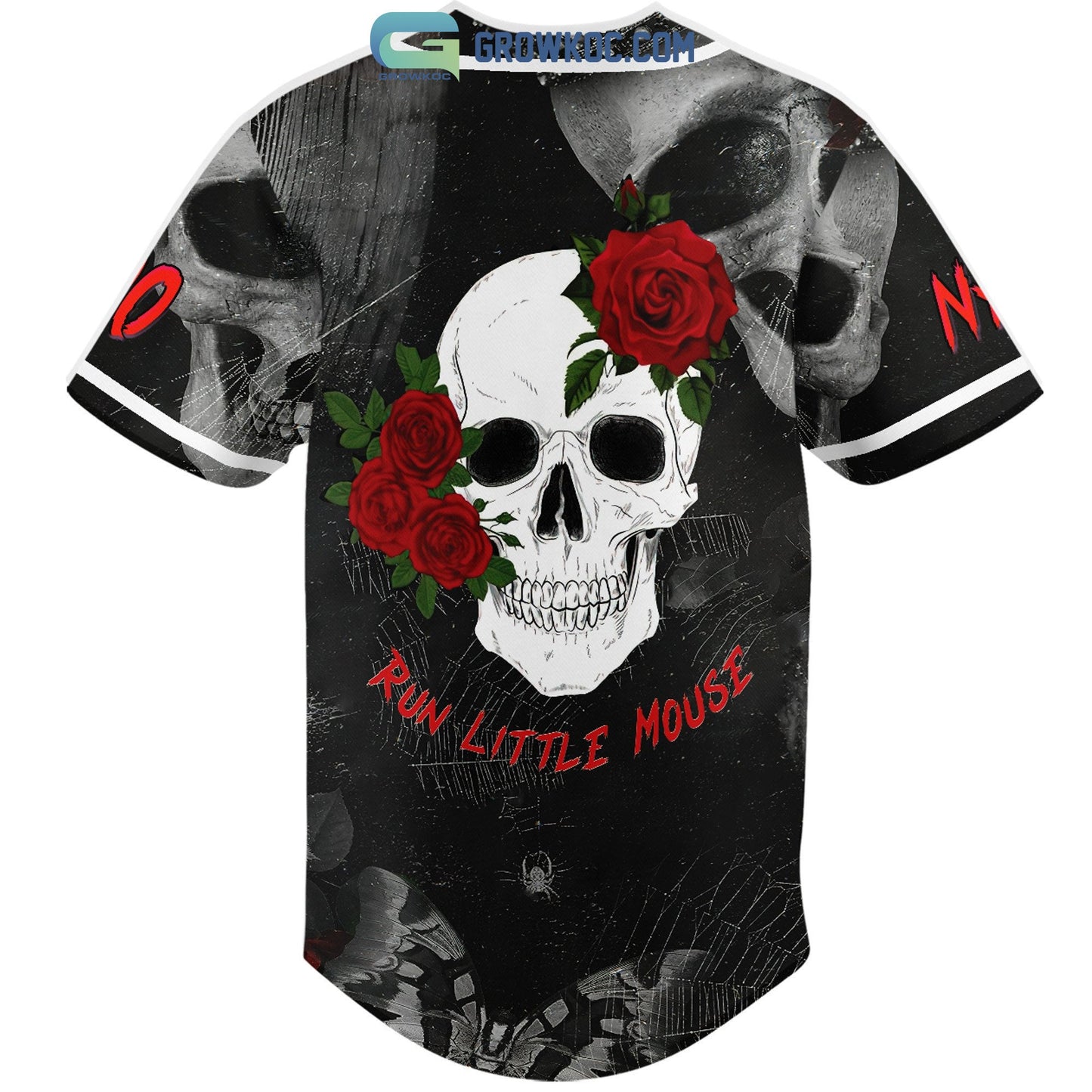 Haunting Adeline Run Little Mouse Personalized Baseball Jersey baseball jersey product view 3