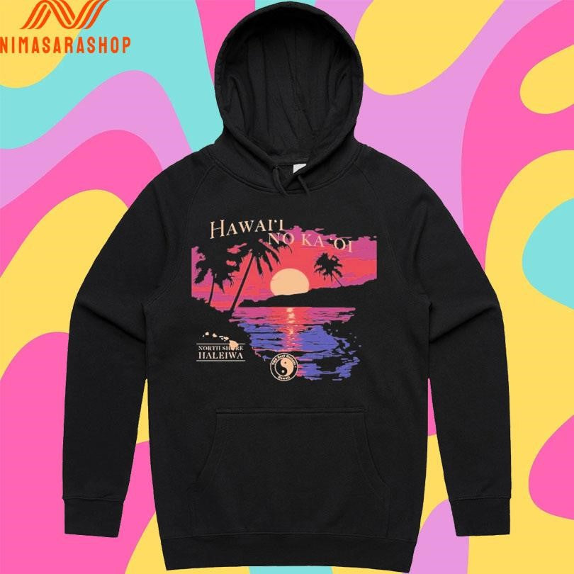 Hawaii No Ka Oi North Shore Haleiwa Sunset Best Jersey Shirts sports jersey product view 2