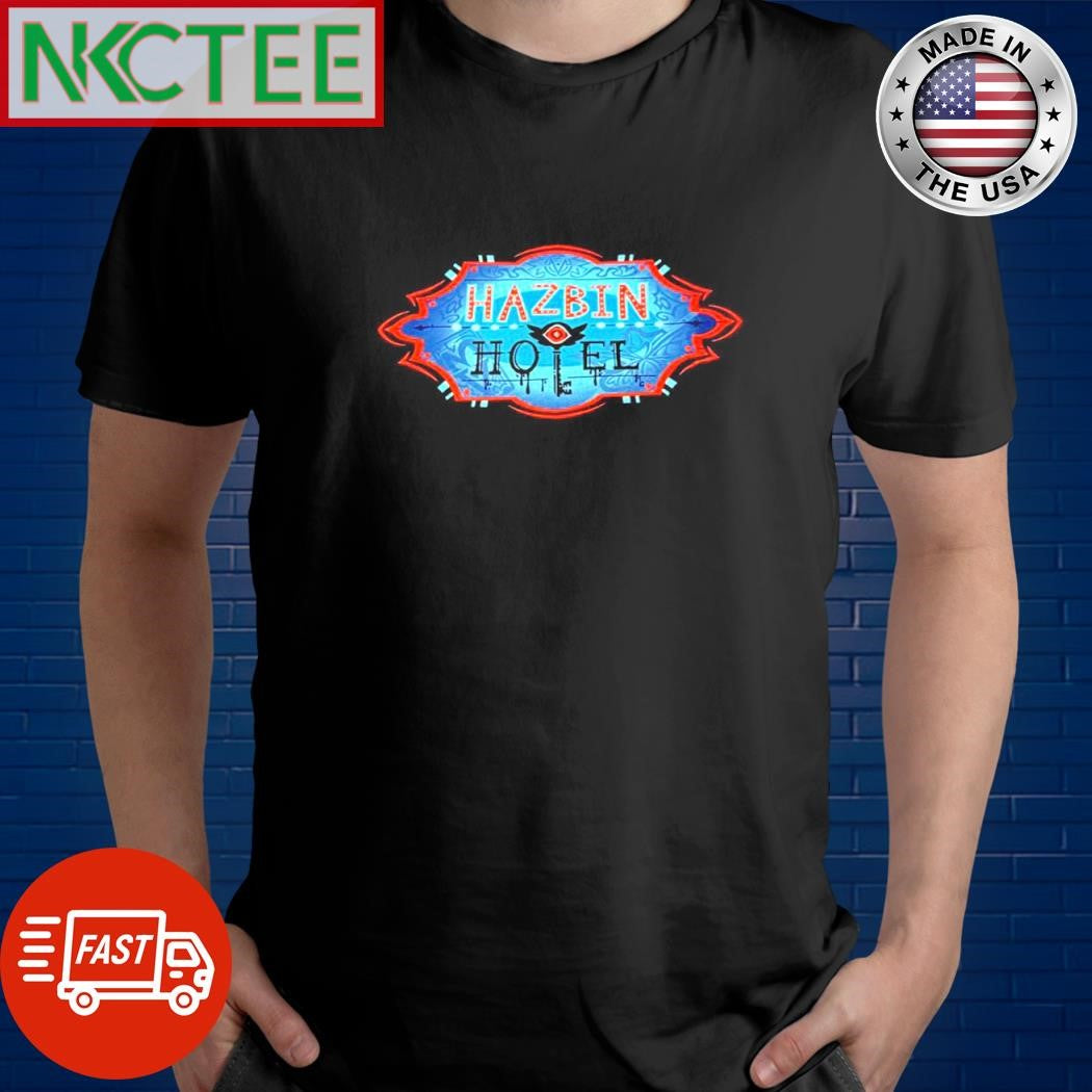 Hazbin Hotel logo shirt Unisex T-shirt, Sweatshirt, Hoodie, Long Sleeve Tee - T-Shirt, Sweatshirt, Hoodie