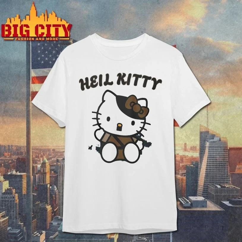 Heil Kitty Cartoon shirt Unisex T-shirt, Sweatshirt, Hoodie, Long Sleeve Tee - T-Shirt, Sweatshirt, Hoodie