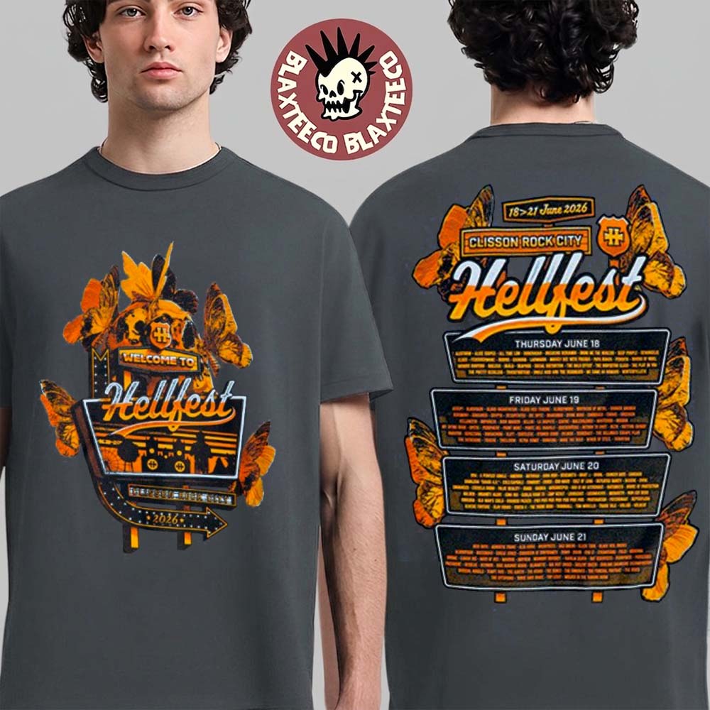 Hellfest 2026 Tales From The Pit Sanctuary Merch In Clisson France From June 18 To 21 2026 Road to Hell T-Shirt - T-Shirt, Sweatshirt, Hoodie