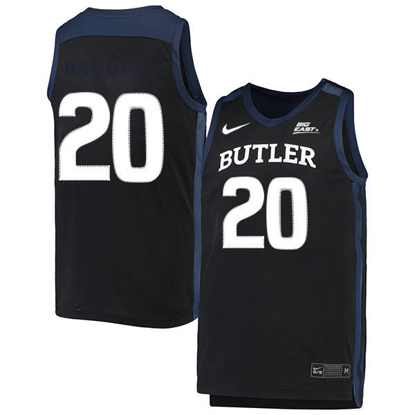 Henry Baddley 20 Black College Football Jersey football jersey product view 1
