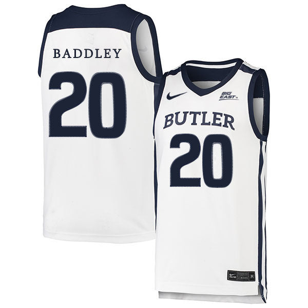 Henry Baddley 20 White College Football Jersey football jersey product view 1