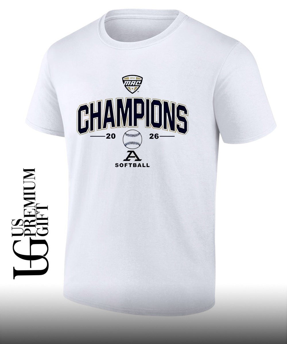 Akron Zips 2026 MAC Softball Tournament Champions shirt Unisex T-shirt, Sweatshirt, Hoodie, Long Sleeve Tee - T-Shirt, Sweatshirt, Hoodie