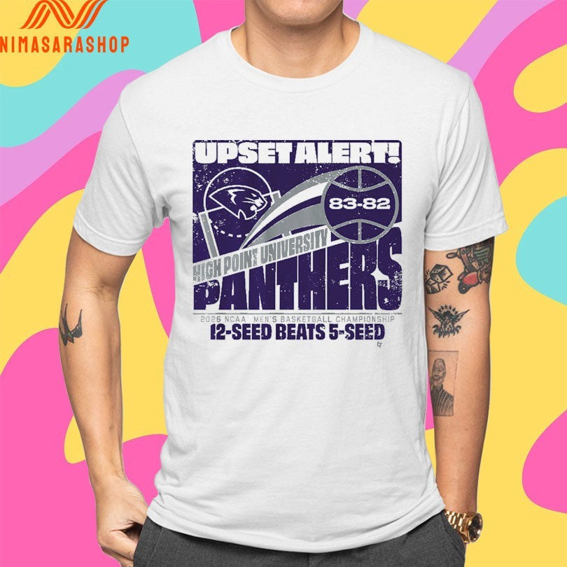 High Point Panthers Mbb 2026 March Madness Upset - Adult & Kids T-Shirts, Sweatshirts & Hoodies apparel design preview 4