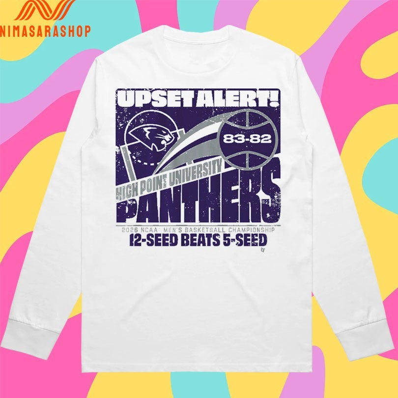 High Point Panthers Mbb 2026 March Madness Upset - Adult & Kids T-Shirts, Sweatshirts & Hoodies apparel design preview 3