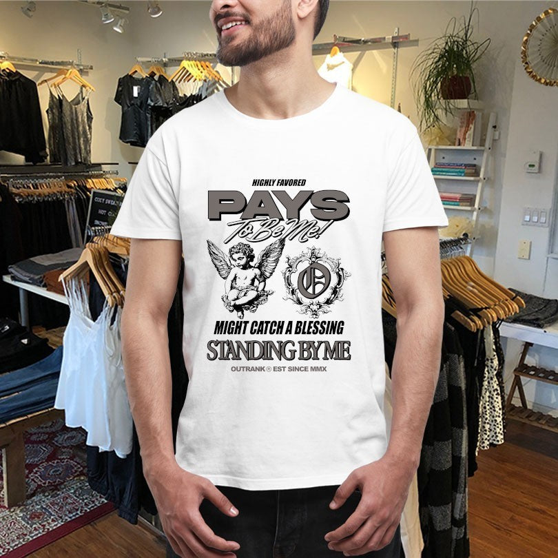 Highly Favored Pays To Be Me Might Catch A Blessing - Adult & Kids T-Shirts, Sweatshirts & Hoodies apparel design preview 4