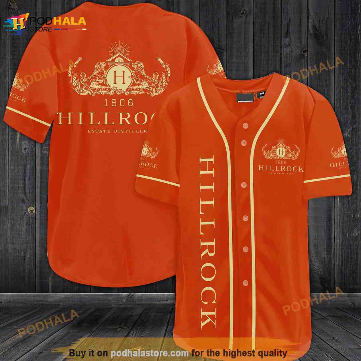 Hill Rock 3D Baseball Jersey baseball jersey product view 1