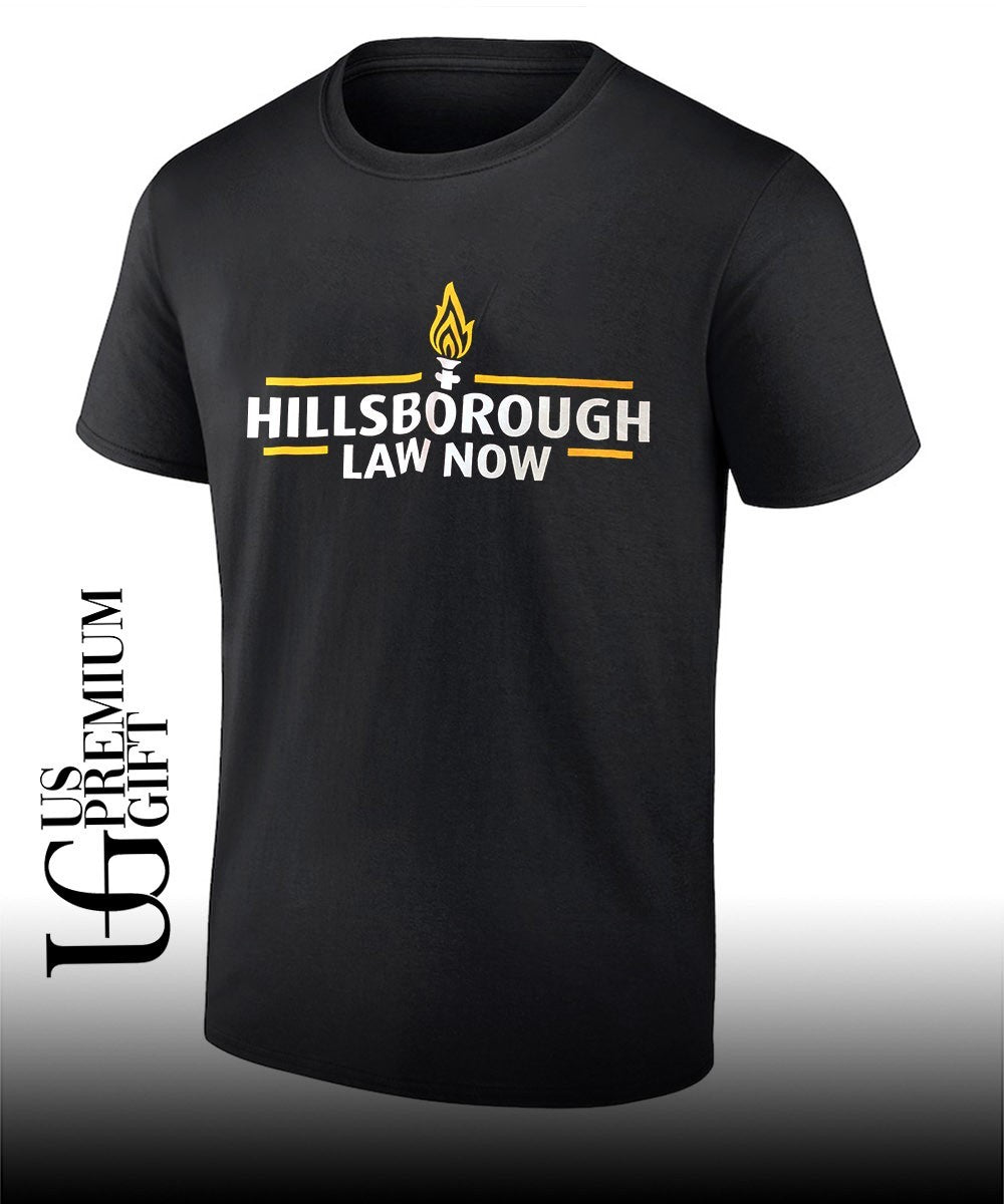 Hillsborough Law Now shirt Unisex T-shirt, Sweatshirt, Hoodie, Long Sleeve Tee - T-Shirt, Sweatshirt, Hoodie