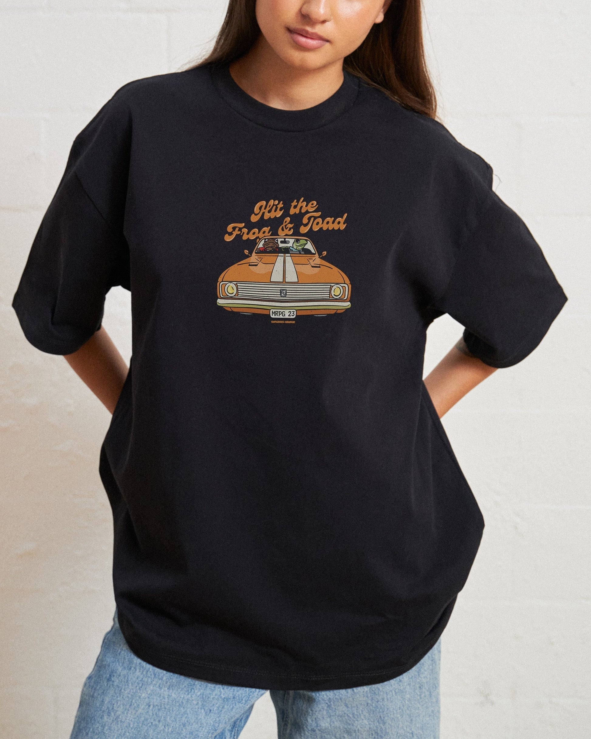 Hit the Frog and Toad Oversized Tee Unisex T-shirt, Sweatshirt, Hoodie, Long Sleeve Tee - T-Shirt, Sweatshirt, Hoodie