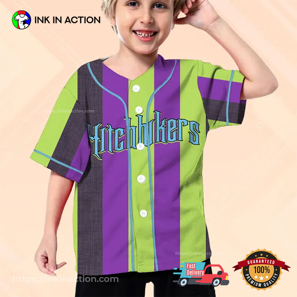 Hitchhikers Haunted Mansion Baseball Jersey baseball jersey product view 1