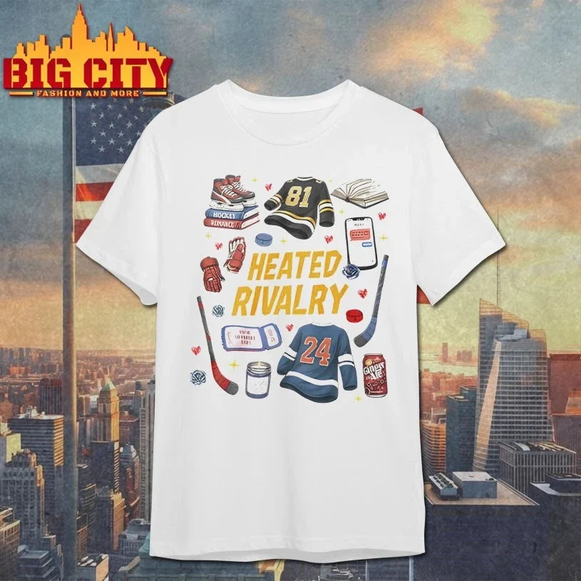 Hockey Heated Rivalry shirt Unisex T-shirt, Sweatshirt, Hoodie, Long Sleeve Tee - T-Shirt, Sweatshirt, Hoodie