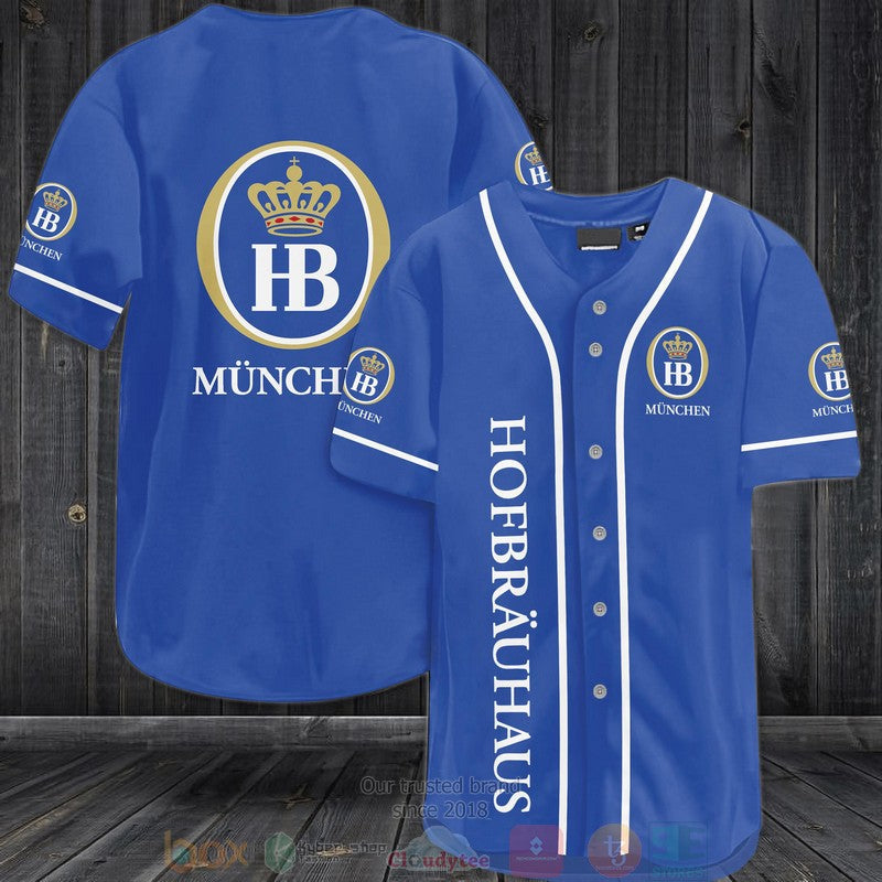 Hofbrauhaus Munchen HB Baseball shirt baseball jersey product view 1