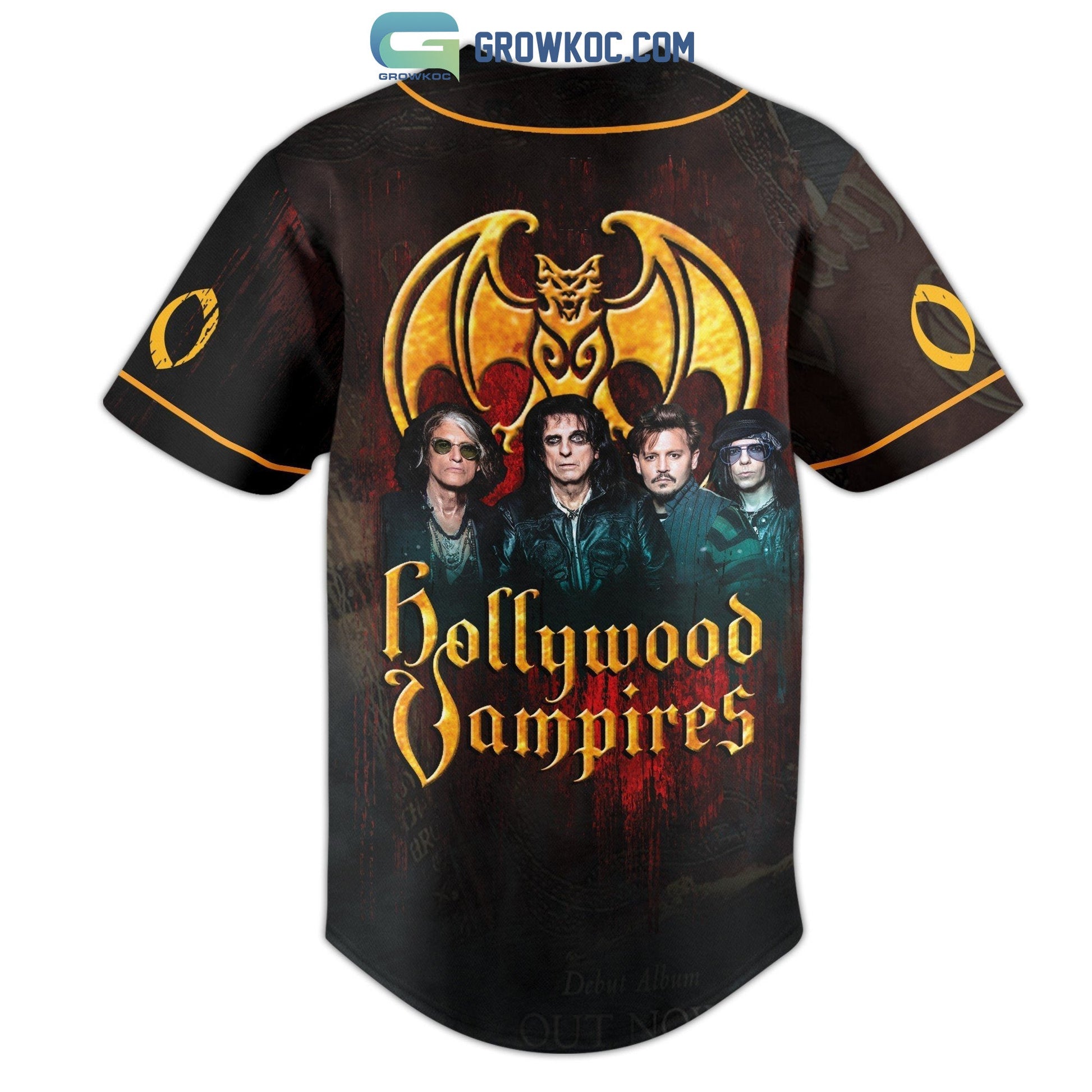 Hollywood Vampires Personalized Baseball Jersey baseball jersey product view 3