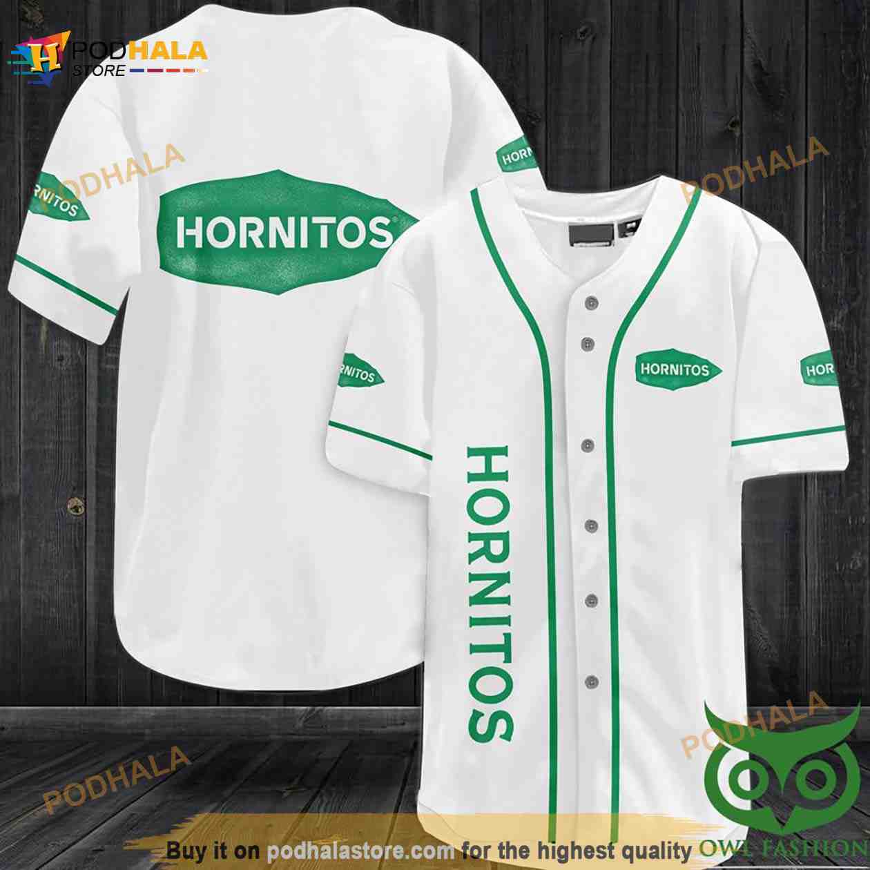 Hornitos Tequila 3D Baseball Jersey Shirt baseball jersey product view 1