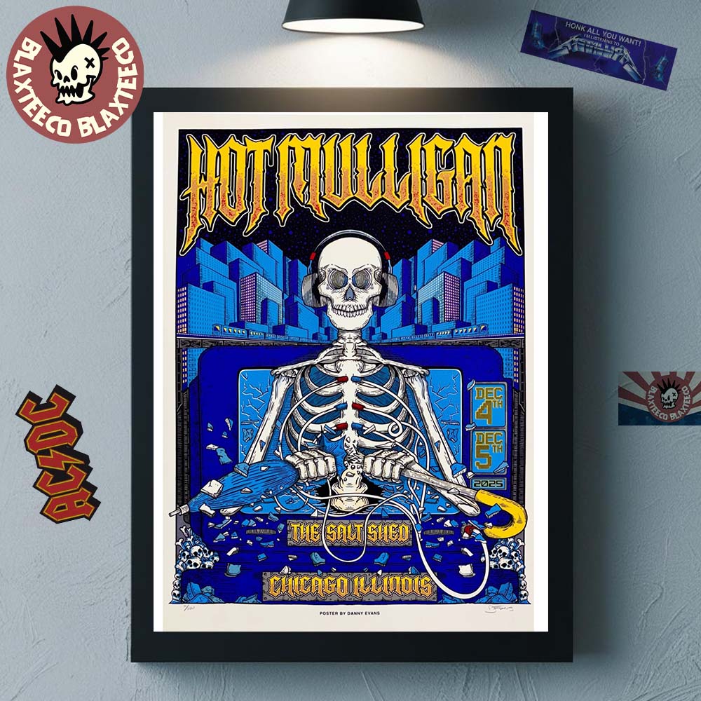 Mulligan Chicago Illinois 2025 Shows Poster At The Salt Shed On December 4 And 5 2025 Home Decor Poster Canvas - T-Shirt, Sweatshirt, Hoodie