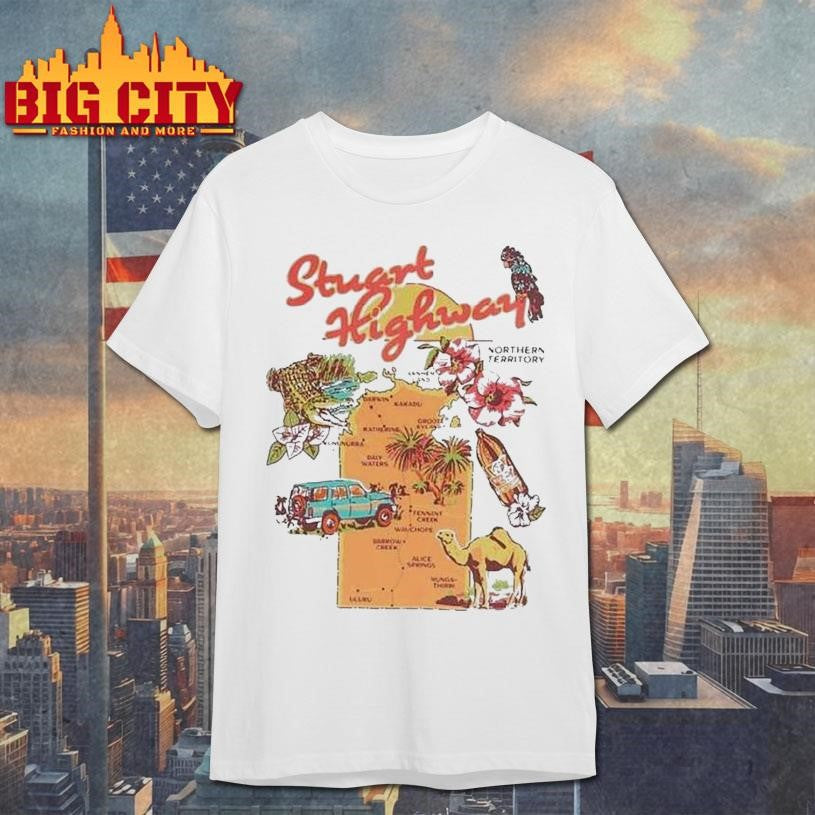 House Of Darwin Stuart Highway 80s Shirt Unisex T-shirt, Sweatshirt, Hoodie, Long Sleeve Tee - T-Shirt, Sweatshirt, Hoodie